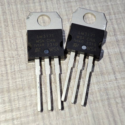 Мікросхема регулятор напруження 1,2 V - 37V 1.5 A LM317T стабілізатор, фото 1