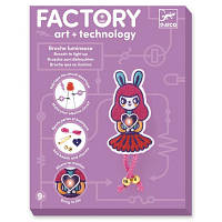 Набор для творчества Djeco Брошка Bunny Girl Factory E-text (DJ09320) - Вища Якість та Гарантія!