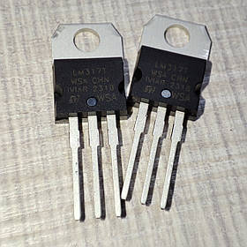 Мікросхема регулятор напруження 1,2 V - 37V 1.5 A LM317T стабілізатор
