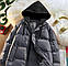 Жіноча стильна куртка пуховик стьобана легка зимова тепла куртка з вшитим капюшоном синтепон 250 OS, фото 3