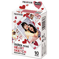 Фотобумага для камер Fujifilm Instax Mini 12 11 HEART SKETCH instant Film 10 фото evo liplay link 2 9 11 12