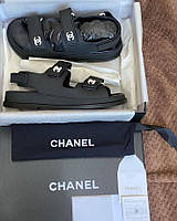 Chanel Dad Sandals Black Premium