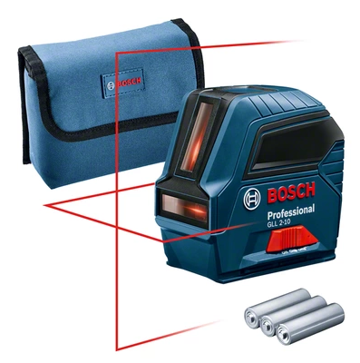 Лазерный нивелир, уровень на 2 луча до 10 м Bosch GLL 2-10 на ...