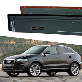 Дефлектори вікон вітровики на Audi Q5 2008-2017 (скотч) HIC