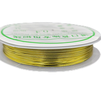 Дріт Finding Проволока товщина 0.4 мм Золотистий 10 метрів
