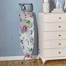 Змінний чохол без основи на прасувальну дошку BrightPrints #2 Колібрі на білому 120х40 см