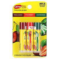 Бальзам для губ Carmex Daily Care Moisturizing Lip Balm Variety SPF 15 3 шт 4.25 г, фото 2