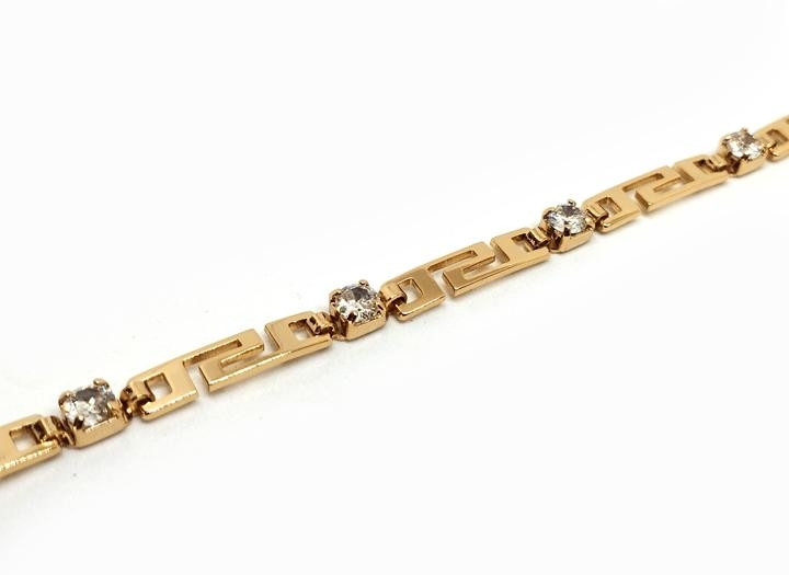 Браслет жіночий на руку золотистий, фото 1