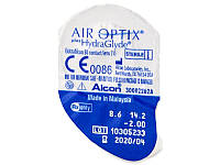 Контактные линзы Air Optix plus HydraGlyde (Alcon) 1 шт