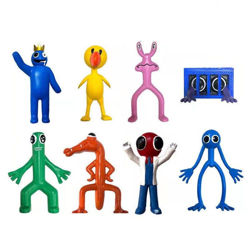 Ігровий набір фігурок Райдужні друзі Роблокс Rainbow Friends 8 шт.