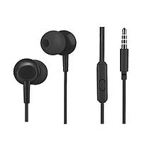 Наушники Hoco M14 initial sound universal earphones with mic Black