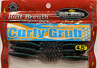 Приманка Bait Breath Curly Grub 4.5" (8шт) Ur26 Junberg/Green Seed