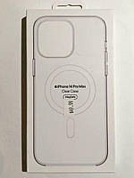 Оригінальний протиударний чохол Apple Clear Case MagSafe для iPhone 14 Pro Max Прозорий (MPU73ZM/A)