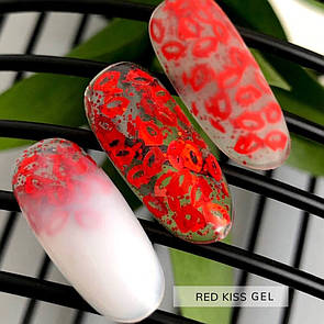 Гель для дизайну нігтів Crooz Kiss gel red 5 г