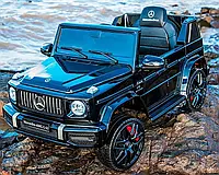 Детский электромобиль джип Mercedes G63 AMG черный гелик