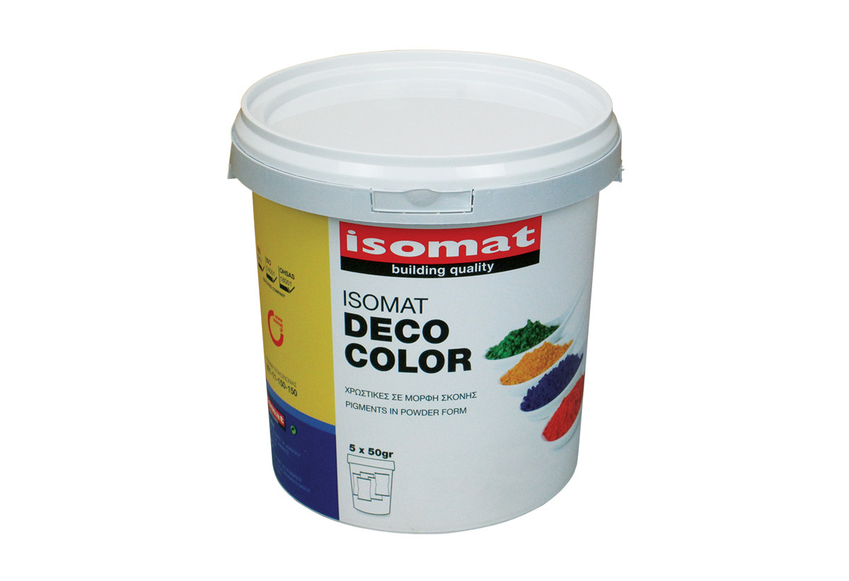 Ізомат Деко Колор / Isomat Deco Color - порошковий пігмент для стяжок та бетону, чорний (уп. 0.25 кг)