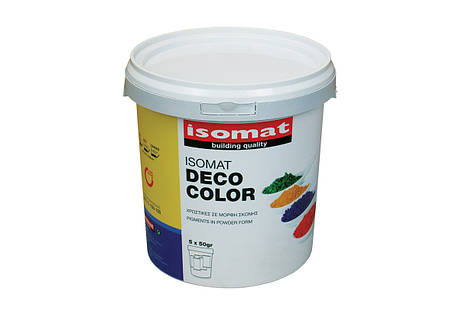 Ізомат Деко Колор / Isomat Deco Color - порошковий пігмент для стяжок та бетону, егейсько синій (уп. 0.25 кг), фото 1
