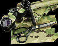 Самоклеющаяся наклейка Мультикам 25х30, наклейки для маскировки Cordura Original Multicam BROOKWOOD 1000