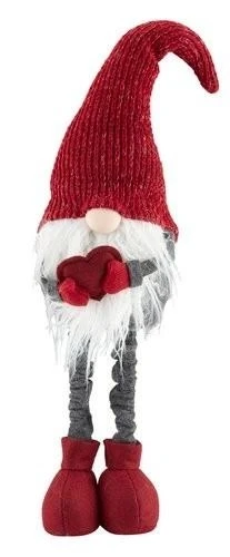 Красный скандинавский рождественский гном эльф 95 см, новогодний подарок - фото 2 - id-p2046141355