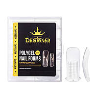 Верхні форми для моделювання нігтів Designer Polygel Nail Formula - Multishape, 120 шт./пач.