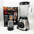Блендер для кухні подрібнювач з чашею Domotec, Портативный блендер для смузи, Блендери кухонні GJ-97, фото 5