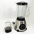 Блендер для кухні подрібнювач з чашею Domotec, Портативный блендер для смузи, Блендери кухонні GJ-97, фото 3