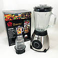 Блендер для кухні подрібнювач з чашею Domotec, Портативный блендер для смузи, Блендери кухонні GJ-97, фото 6