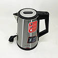 Електричний чайник із сучасним зовнішнім виглядом, Тихий чайник Тихий побутовий LF-35, фото 8