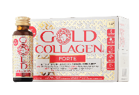 Жидкая добавка для красоты кожи с мощными антиоксидантами + 40 лет GOLD COLLAGEN Forte 10 флаконов по 50 мл