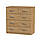 Комод 2+3 Дуб крафт золотий Компаніт (81х42х83 см), Доставка в точку видачі Rozetka БЕЗКОШТОВНА, фото 2