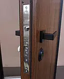 Вхідні двері Форт М Lama Bau дуб темний вулиця, фото 4