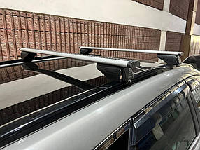 Багажник (поперечини) на інтегровані рейлінги Wizard V2 (2 шт) 115 см Сірий для Ауди Q3 2019- рр