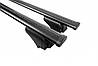 Багажник (поперечини) на інтегровані рейлінги Wizard V2 (2 шт) 115 см Сірий для мерседес GLC X254, фото 8