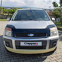 Дефлектор капота для Ford Fusion 2002-2009 гг (Eurocap, Мухобойка) | Автомобильные дефлекторы