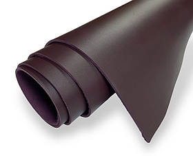 Шкіра чепрак з лицевим покриттям для ременів ножен кобур чохлів сумок браслетів 4,0-4,2мм колір бордо (слива) AN