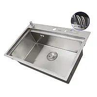 Накладна мийка для кухні з нержавійки кухонна станція Nett NS-7048