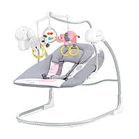 Кресло-качалка Kinderkraft Minky Pink (KKBMINKYPNK000) Электронные качели Кресло гамак для детей