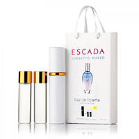 Жіночий фруктовий парфум Escada Sorbetto Rosso 3x15ml - Trio Bag