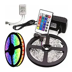 Світлодіодна LED RGB 5050 з пультом керування / Багатобарвна стрічка, різнобарвна стрічка