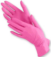 Рукавички нітрилові S рожеві 50 пар MEDICOM Вага - 3,8 гEStyle