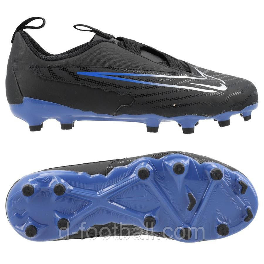 Бутси дитячі Nike JR PHANTOM GX ACADEMY FG/MG DD9549-040, Чорний, Розмір (EU) — 35.5