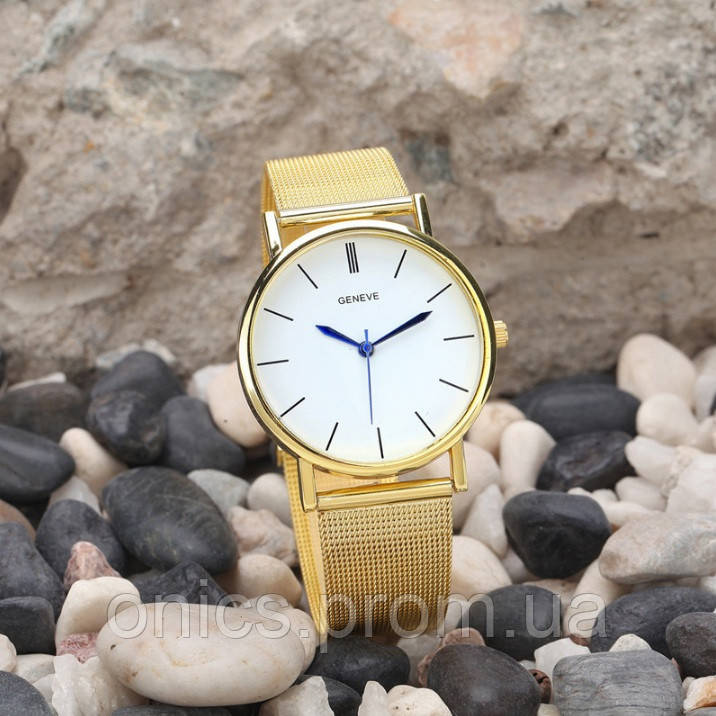 Женские наручные часы с позолотой хорошее качество - фото 6 - id-p1946667845