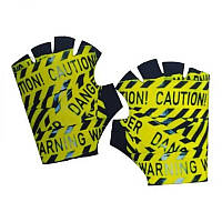 Игровые перчатки "Caution! -Осторожно!" Сувенир-Декор GLO-C, Toyman