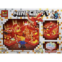 Конструктор Minecraft Colorful Lights City of lights and lava cave 235 эл (GT-124RD)