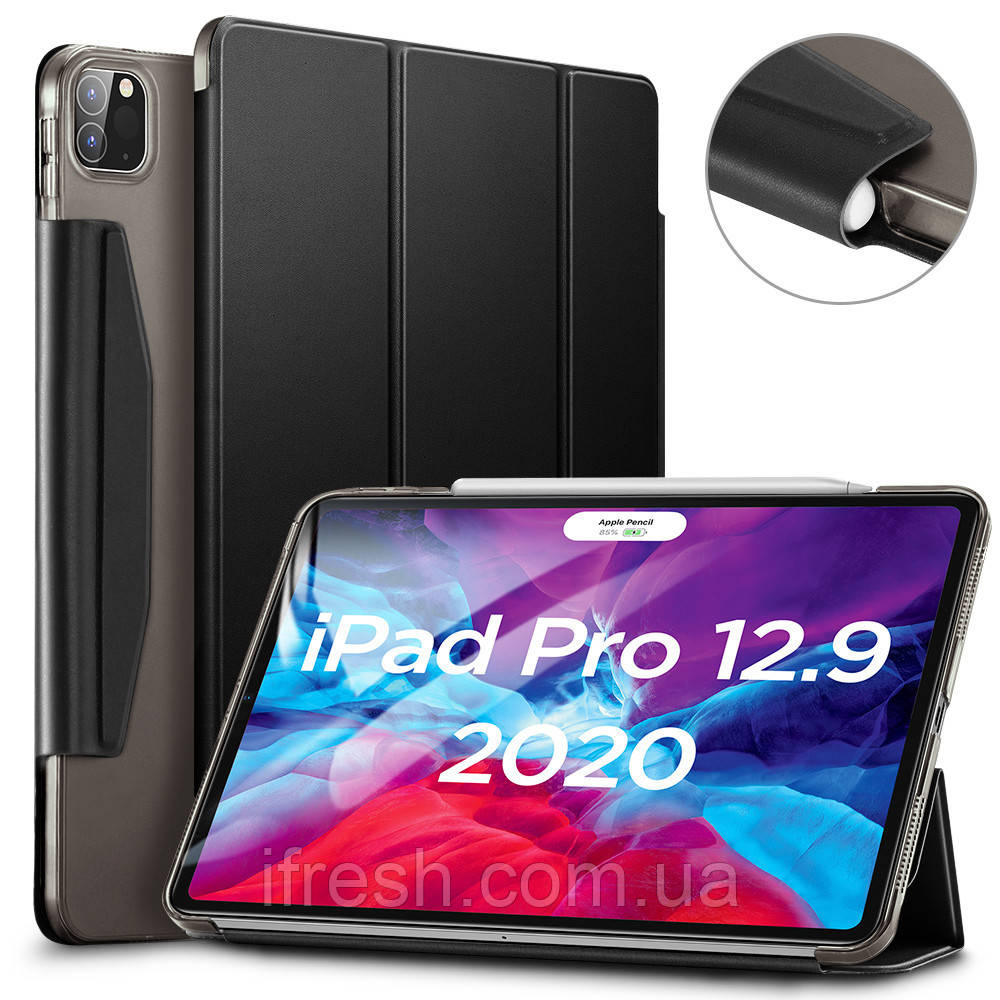 Чехол ESR для iPad Pro 12.9 (2018 / 2020) Yippee Trifold, Jelly Black (3C02192330101)