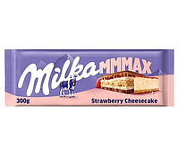 Шоколад Milka Strawberry Cheesecake, 300 г (Код: 02261)