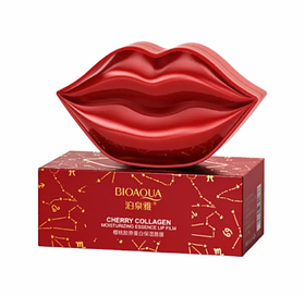 Патчи для губ Bioaqua Cherry Collagen Moisturizing Essence Lip Film, 60 г.