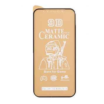 Захисне гнучке матове скло Ceramic Matte 3D Full Glue для iPhone 12 Mini
