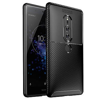 Чохол Carbon Case Sony Xperia XZ2 Premium Чорний