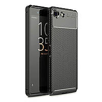 Чехол Carbon Case Sony Xperia Ace Черный